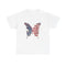 Patriotic Butterfly Tee, Unisex Cotton T-Shirt, American Flag Graphic Shirt, Summer Outfit, Gift for Independence Day, Casual Wear, [...]
